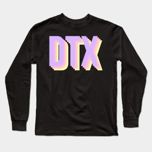 DTX purple Long Sleeve T-Shirt